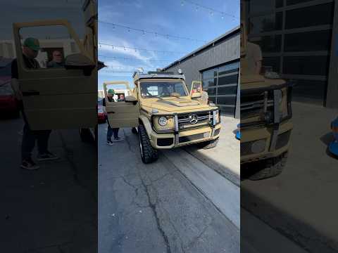 CUSTOM G-WAGON $100,000 Speakers #cars #mercedes #gwagon #amg #audio