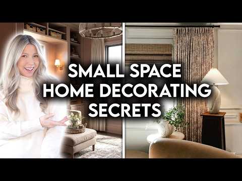 10 SMALL SPACE HOME DECORATING SECRETS YOU NEED TO KNOW | INTERIOR DESIGN TIPS