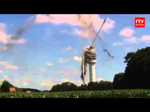 Awesome TV Tower Collapse