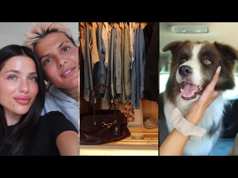 VLOG | a week at home, dog mum life, fresh hair, cosmetics & bestie's bday