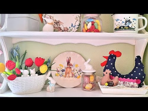 🐇Easter in my German Cottage: Decor, Sewing & Vintage