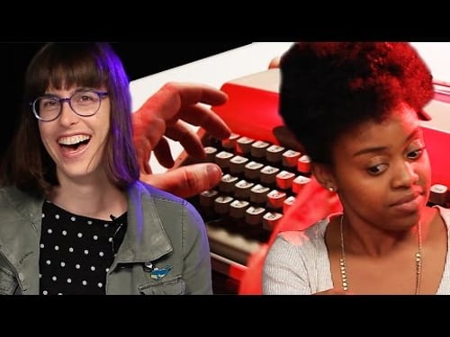 People Try Typewriters For The First Time