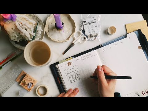 Catching up with my Hobonichi~ a cozy "journal with me" °~