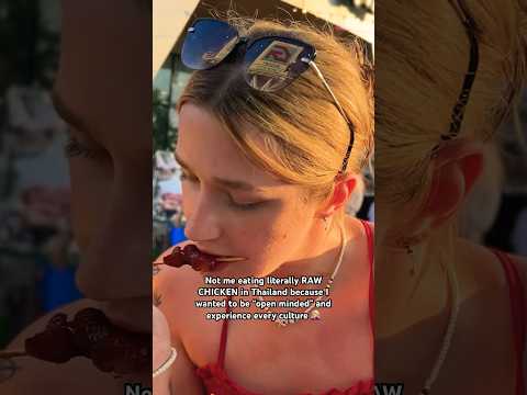 I ate RAW CHICKEN in Thailand 🤦🏼♀️😅 My stupidest travel fail ! #funnystory #travelfail #fails