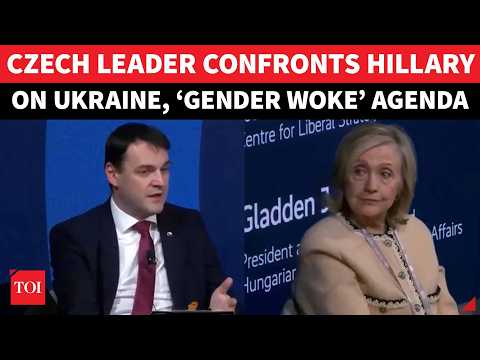 'Don't Be Nervous & Hear Me Out': Czech Dy PM Shuts Down Hillary Clinton On Ukraine, Gender Agenda