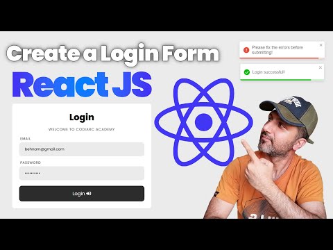React Login Form with Real-Time Validation & Toast Alerts | Beginner Tutorial