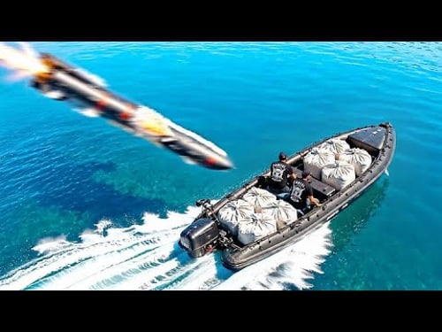 US Navy's Crushing Revenge on Mexican Cartel Boat