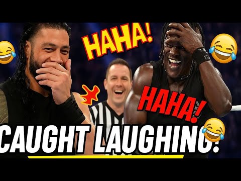 20 Minutes Of WWE Wrestlers Hilariously Breaking Character