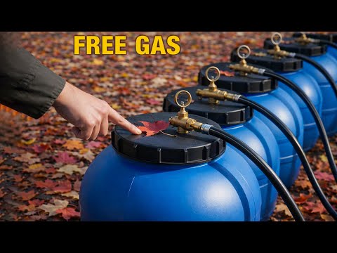 No More Buying Gas Cylinders! I Got Free Gas for Life with Just Three Green Plastic Cylinders + PVC!