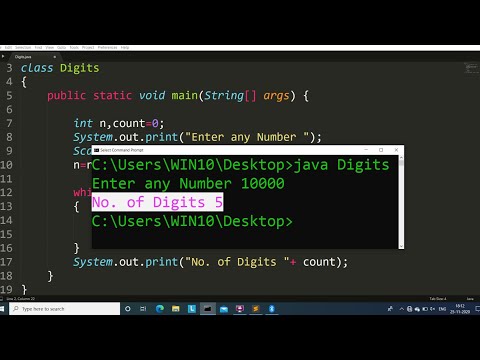 Java program to count Digits in a Number | Learn Coding