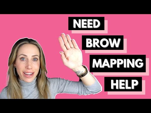 How to SOLVE BROW MAPPING Problems (trouble shooting Microblading Pre-Draw)