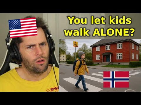 American Reacts to How Norwegians Raise Their Children