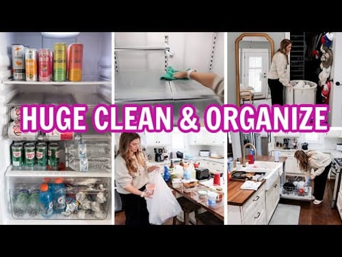 CLEAN AND ORGANIZE WITH ME with LOWE’S | FRIDGE ORGANIZATION AND RESET | MAJOR CLEANING MOTIVATION