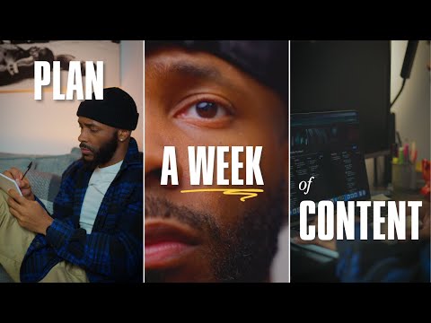 Plan Your Week of Content in ONE SITTING (My Actual System)
