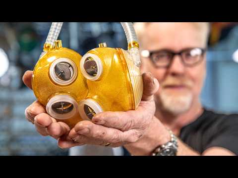 Adam Savage Builds an Artificial Heart Replica!
