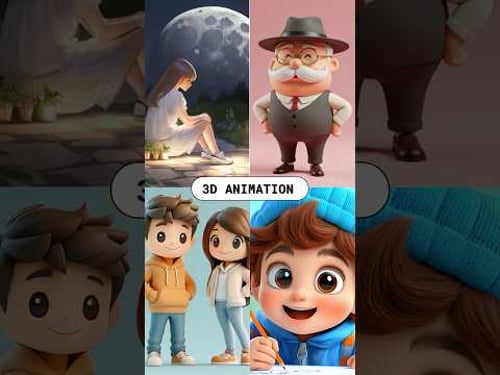 Create Viral 3D Cartoon Animation 🤩 with AI for free #aitools #animation #veo3