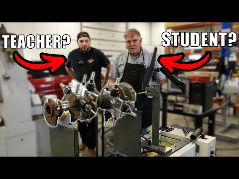 I Never Thought I'D Be Teaching HIM… SBC Crankshaft Balancing!