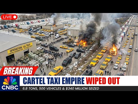 1 MIN AGO: DEA & FBI STORM Los Angeles Taxi Empire — 6.8 Tons, 500 Vehicles & $340 Million SEIZED