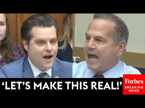 JUST IN: Matt Gaetz Amendment Causes Massive Debate In House Judiciary Committee Hearing