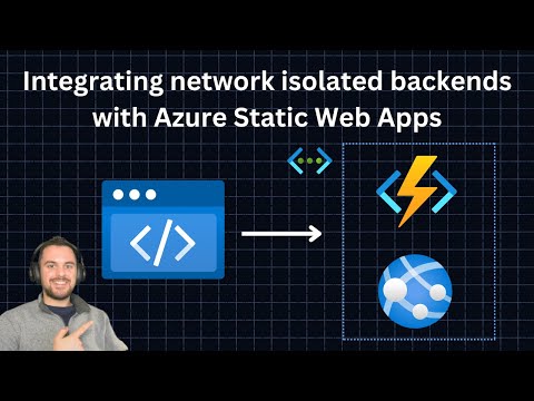Integrating network isolated backends with Azure Static Web Apps