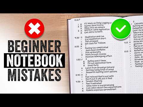 Top Beginner Notebook Mistakes!