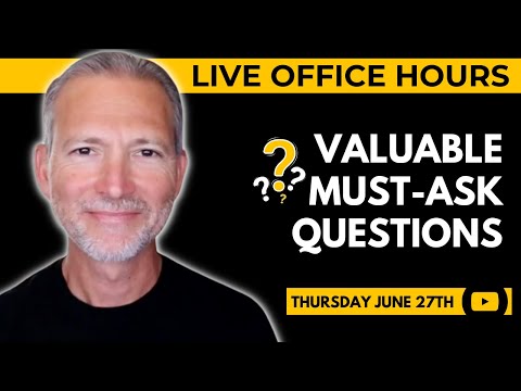 Must-Ask Questions in a Job Interview 🔴 Live Office Hours with Andrew LaCivita