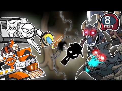 CHOO CHOO CHARLES vs SPRUNKI & GHOSTBUSTERS COMPLETE EDITION PART C I AMONG US ANIMATION