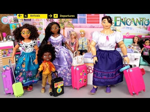 Disney Encanto Doll Family Vacation, Birthday & Wedding Story