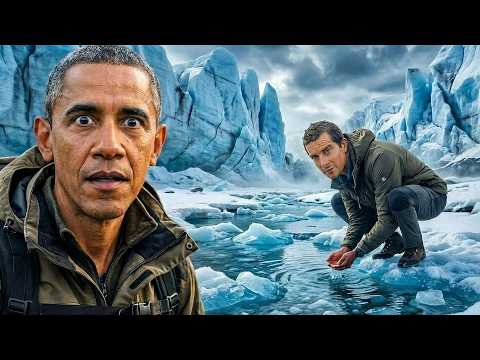 Barack Obama Vs The Alaskan Glaciers - Bear Grylls Running Wild