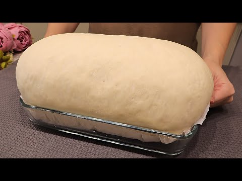 Brot aus 1 kg Mehl. Es ist möglich! Brot in 5 Minuten. Mein Großvater hat mir das Rezept gezeigt.