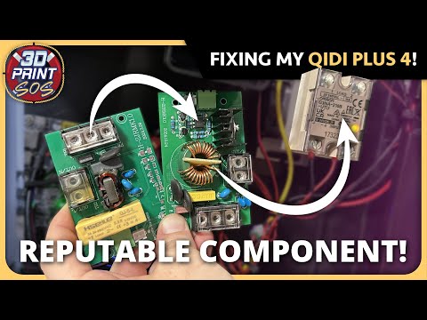 FIXING the Qidi Plus 4 - DIY SSR Upgrade
