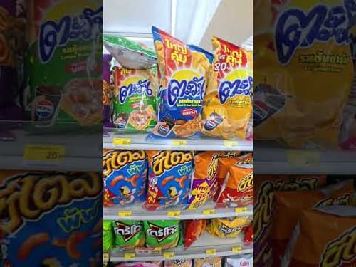 Spending £5 in 7-eleven #thailand #7eleven #7eleventhailand