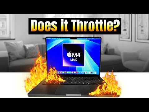 Does the 14-inch MacBook Pro M4 MAX Really THROTTLE?