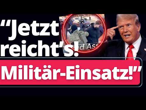 USA: Straßenkampf gegen ICE Beamte eskaliert! Jetzt reagiert Trump!