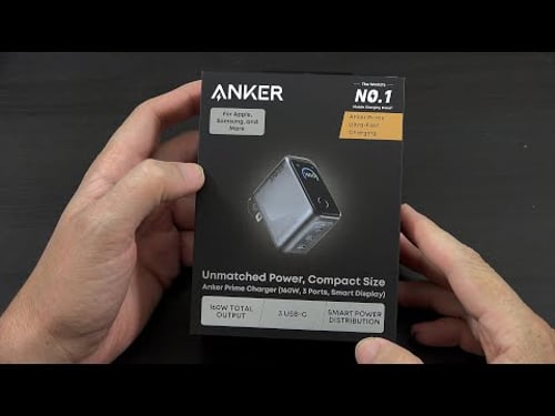 Anker Prime Charger (160w, 3 Ports) with Smart Digital Display AND Bluetooth!!
