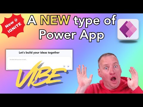New at Ignite: A new way to Power App with Vibe Coding