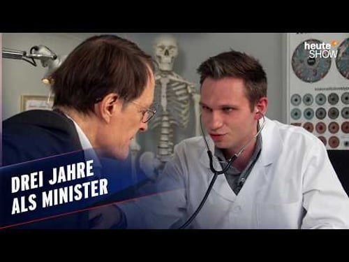 Bleibt Cannabis legal? Karl Lauterbach im Checkup bei Dr. Fabian Köster | heute-show vom 23.05.2025