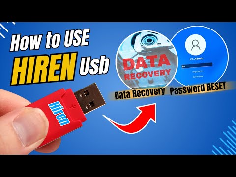 How to Use HIREN Bootable USB (Data Recovery & Password Reset) 2024