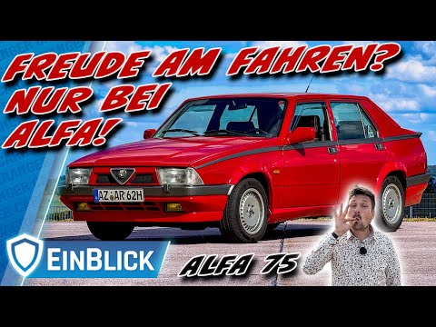 NICHT FAHREN (sonst willst du einen)! Alfa Romeo 75 2.0 TS (1989) - Wirklich so besonders?