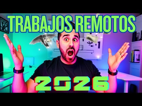 🙌The 5 REMOTE jobs I recommend most for 2026 (no experience required and well paid)