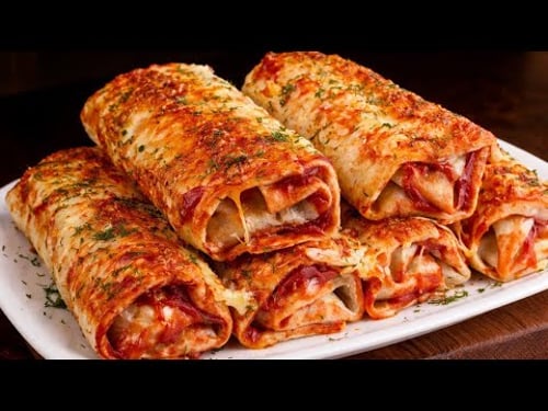 🔥❗Ich habe noch nie etwas KÖSTLICHERES gegessen!Diese italienischen Wraps machen alle verrückt!