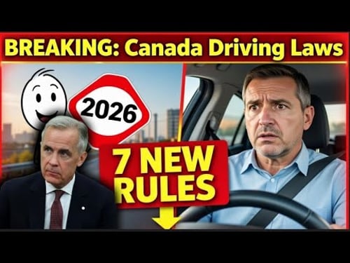 BREAKING: Canada Driving Laws 2026 – 7 New Rules & Heavy Fines You NEED to Know!"