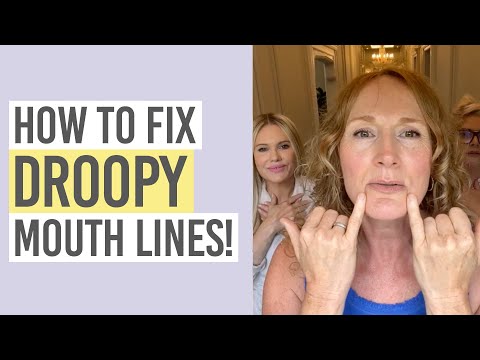 HOW TO FIX DROOPY MOUTH LINES | MARIONETTE LINE EXERCISES! 🏋️♀️