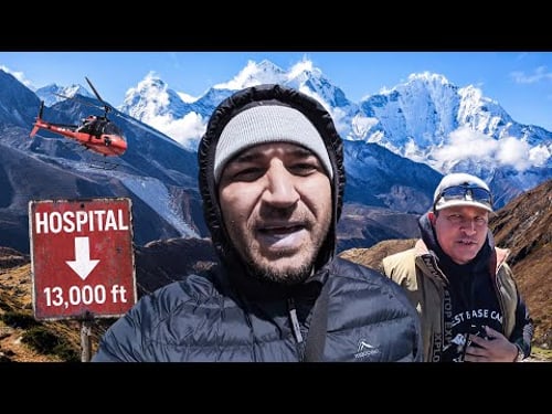 I Almost DIED On Mt Everest (EMERGENCY HELICOPTER)