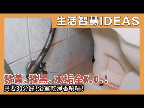 Bathroom Cleaning Secrets Revealed!30 minutes mildew, dirt, scale once K.O.|waja