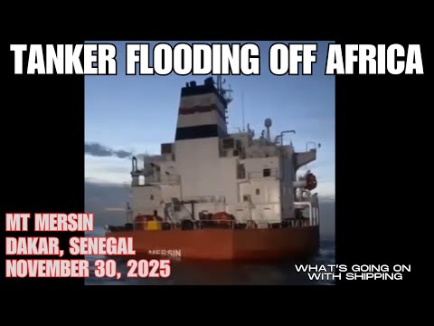 Tanker Loaded with Russian Oil Sinking off Africa | Part of Shadow Fleet? | Did Ukraine Attack it?