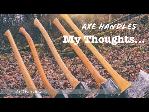 Axe Handles: An Overview: Length, Shape, Wood, Grain, etc...