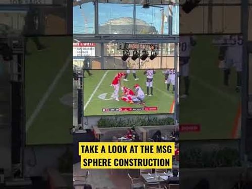 MSG Sphere Construction Looking Great! #shorts #vegas