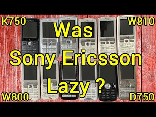 Strange History behind the W800i and its siblings | Sony Ericsson W810i, K750i, D750, W700i