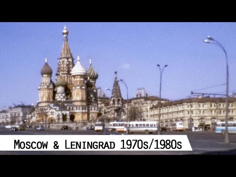 Rare Footage of Moscow and Leningrad in the 1970s and 1980s | Super 8 Home Movies